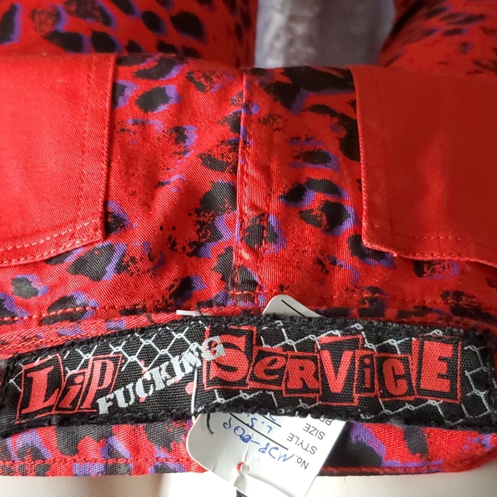 NOS Lip Service Leopard Riot Sound Jeans Bondage - Picture 9 of 9